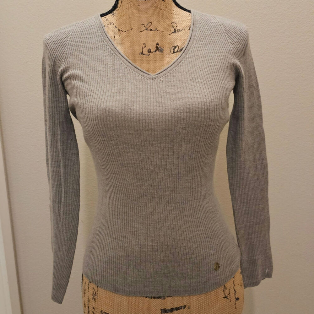 Falconeri Italian Women's V-Neck Sweater Size Small
